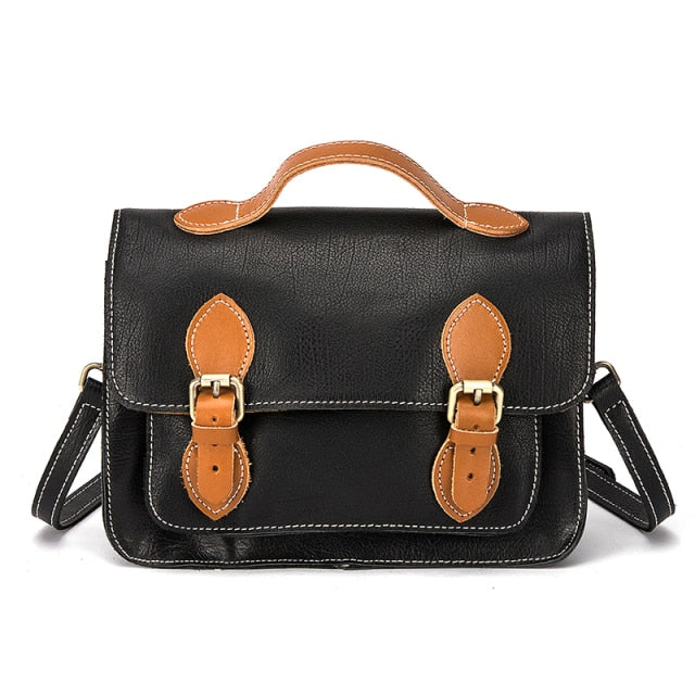 Quality Genuine Leather Women Messenger Over The Shoulder Tote