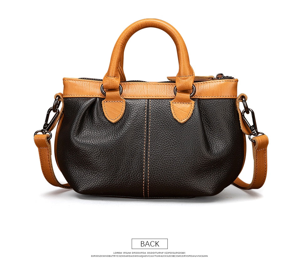 Soft Real Leather Luxury Designer Shopper Women Fashion Mini Purse Handbag