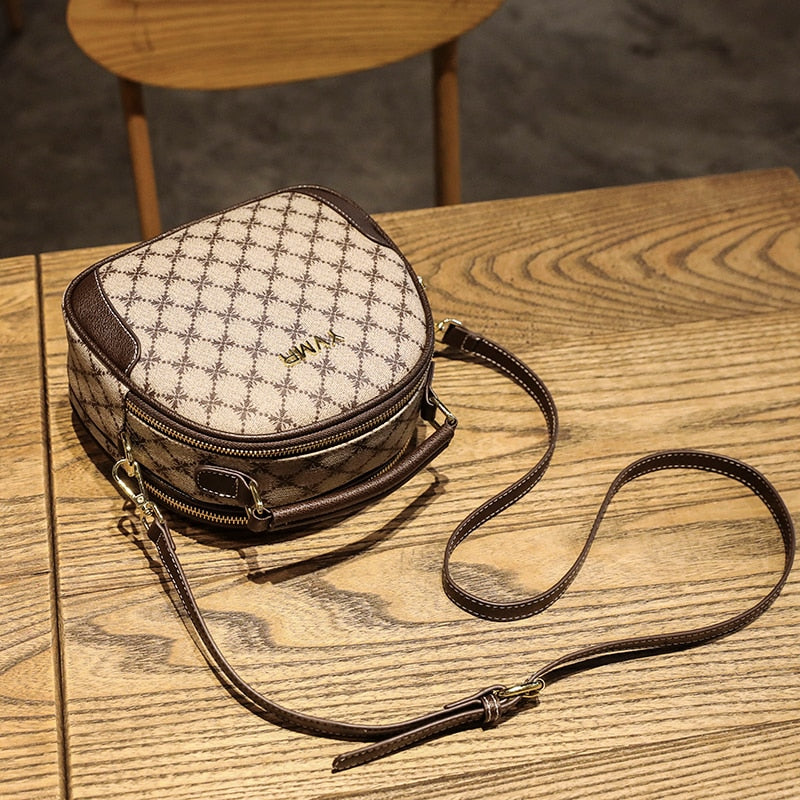 Evening Bag New With Top Handle Shoulder Crossbody Side Strap Leather Vintage