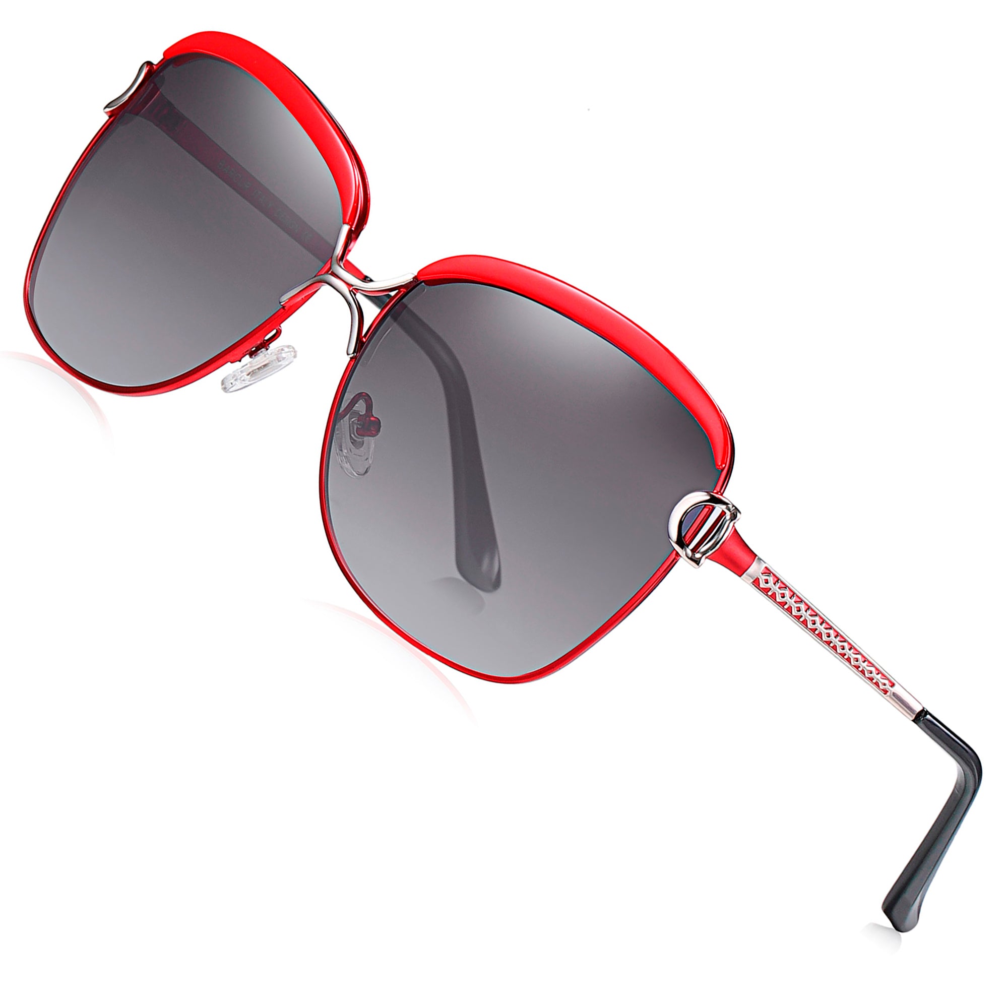 Polarized Ladies Sunglasses Gradient Lens Round Sun Glasses Square Luxury