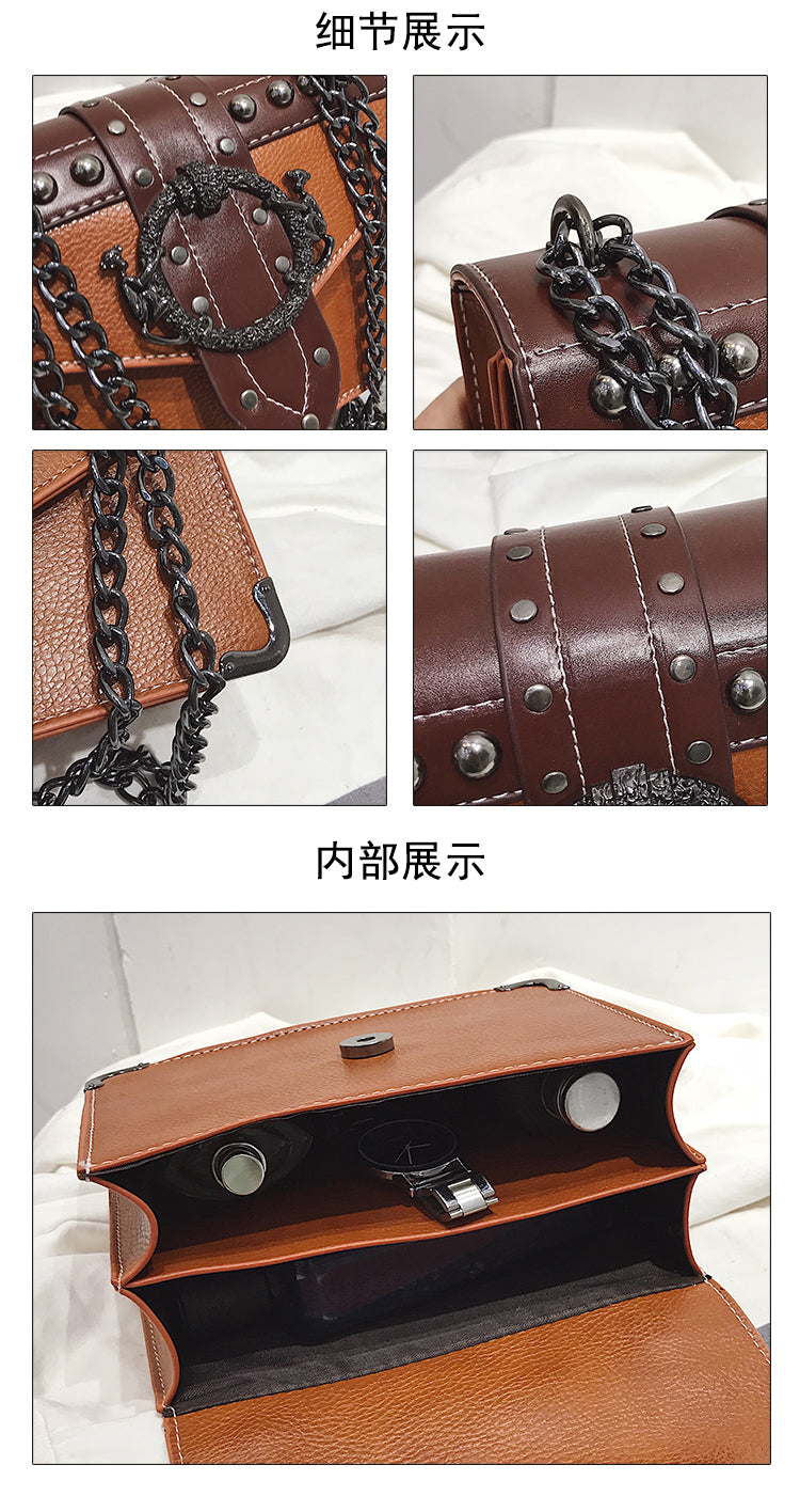 European Fashion Female Square Bag