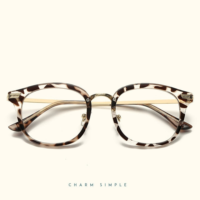 Transparent Glasses Frame Women/Men for Computer