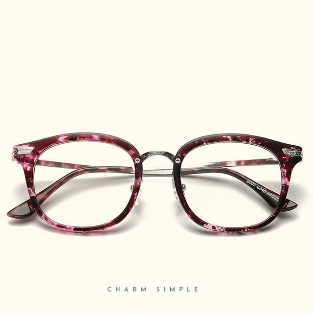 Transparent Glasses Frame Women/Men for Computer