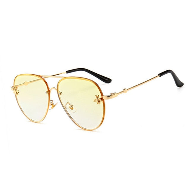 Luxury Square Bee Sunglasses