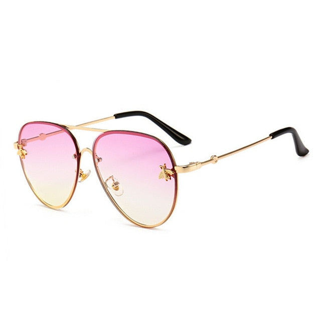 Luxury Square Bee Sunglasses