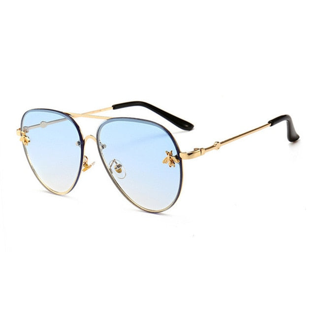 Luxury Square Bee Sunglasses