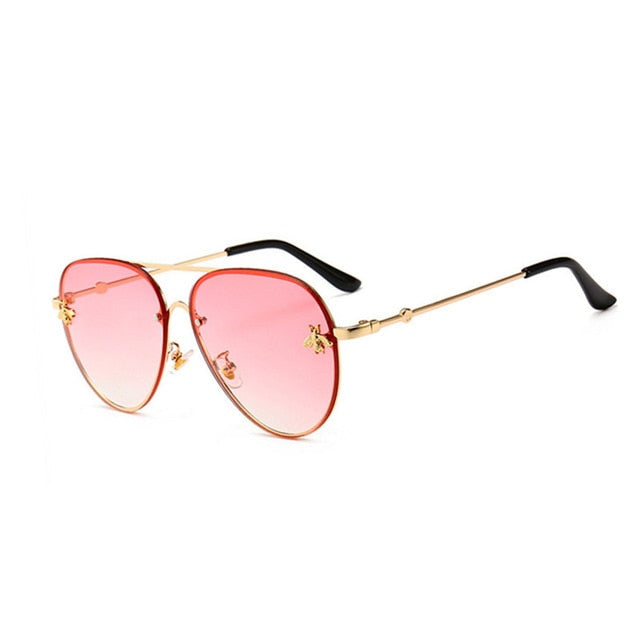 Luxury Square Bee Sunglasses